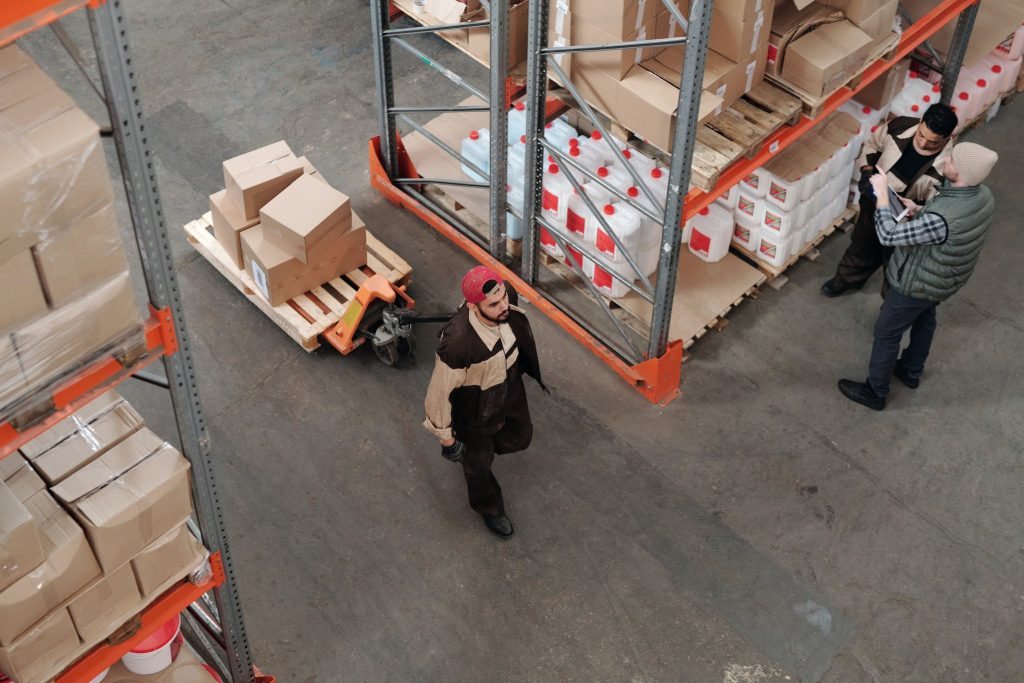 Veddys, Men Working in a Warehouse